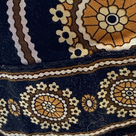 Vintage  Vera  Bradley Paisley Print Drawstring Cafe Latte Ditty Bag - Picture 3 of 11